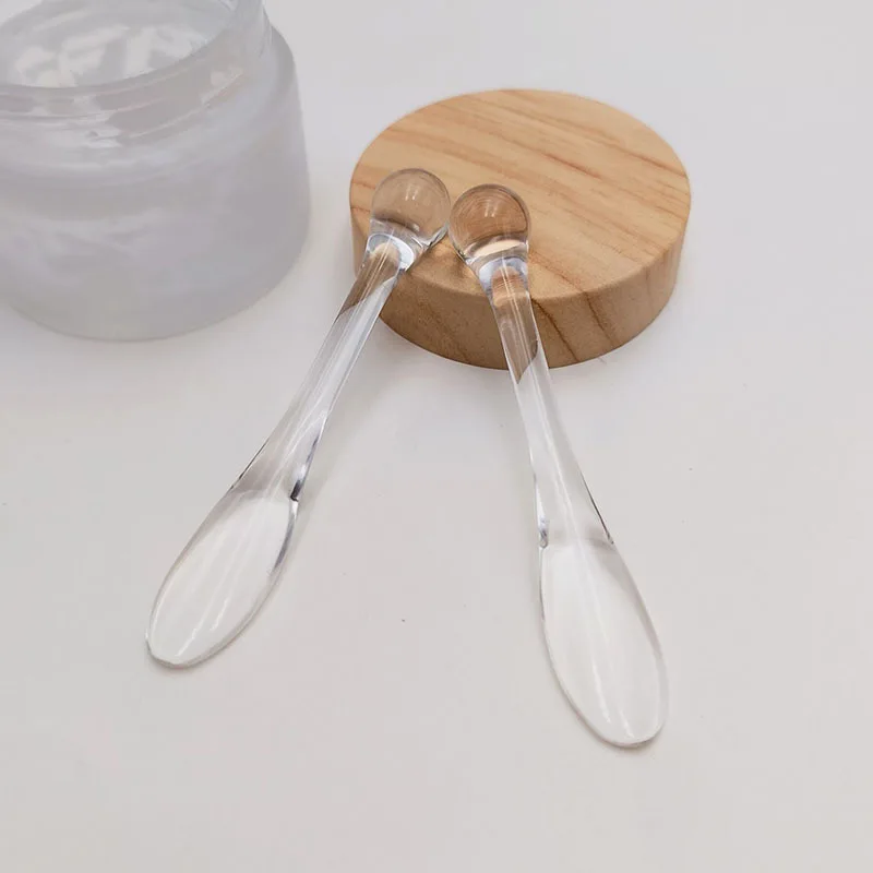 Wholesale Plastic ABS Small Facial Face Applicator Cream Mask Spatula Mini Cosmetic Mask Spoon