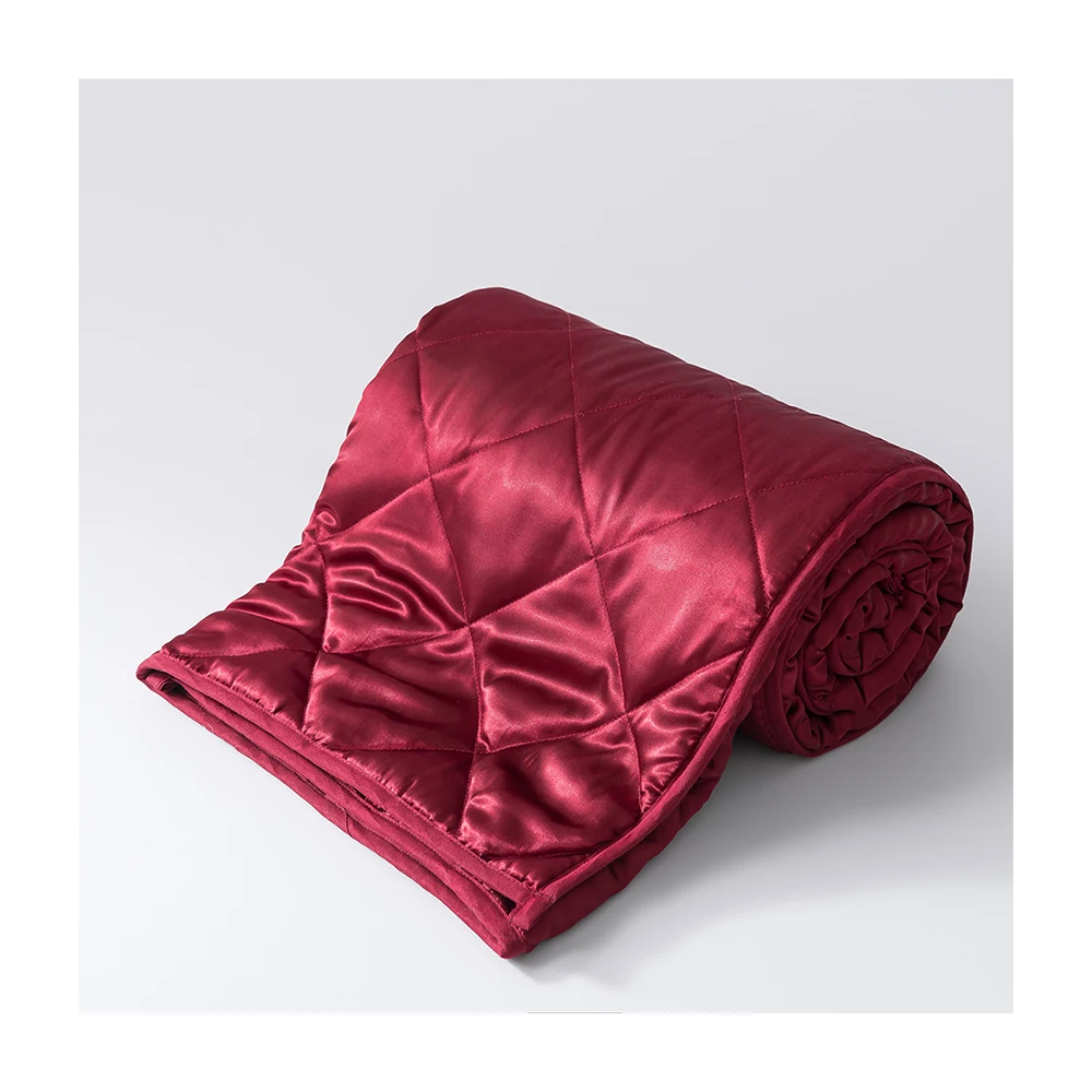 2024 Cheap Price Polyester Soft And Cozy Quilted Weighted Blanket