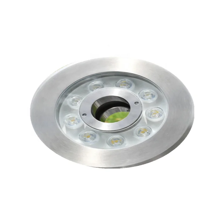 Led Underwater Light Supplier Hot Sale beveled edge Fountain Light Stainless Steel China Ip68 6W Waterproof Wholesale