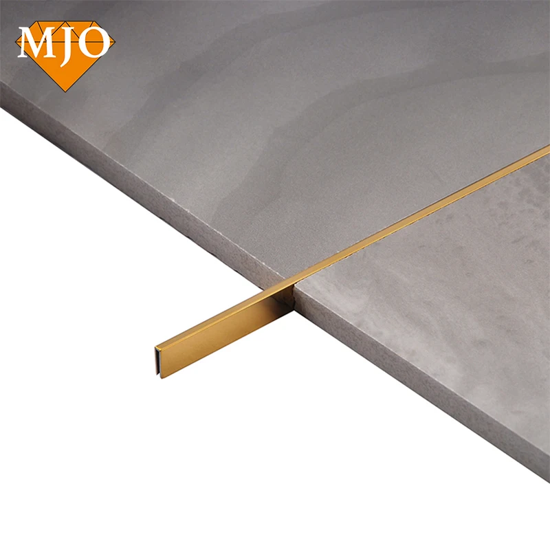Foshan MJO Hot Sales Tile Accessories Metal Tile Trim For Building Wall Or Floor Decoration U Shape Stainless Steel Tile Trim