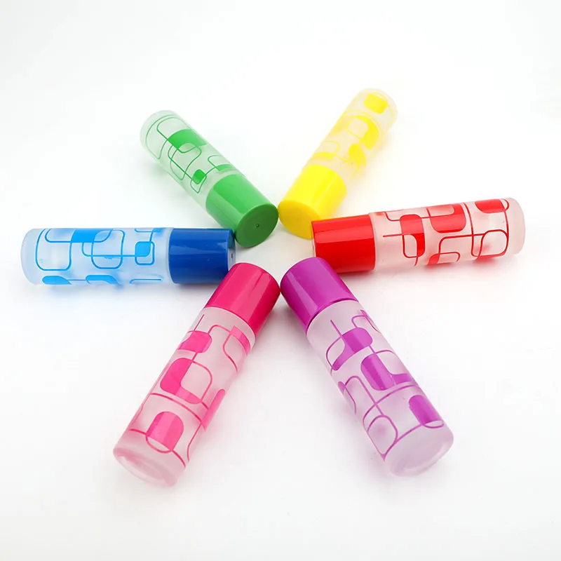 Gorgeous Cylindrical Perfume Glass Bottles in Multiple Colors & Sizes
