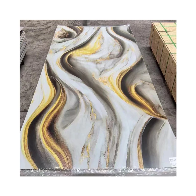 PVC Marble Sheets UV Marble Wall Panel Easy Installation And DiY Home Projects