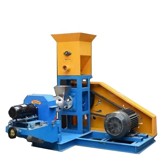 High Quality 40-120 Screw Diameter Fish Feed Production floating fish feed mill making machine