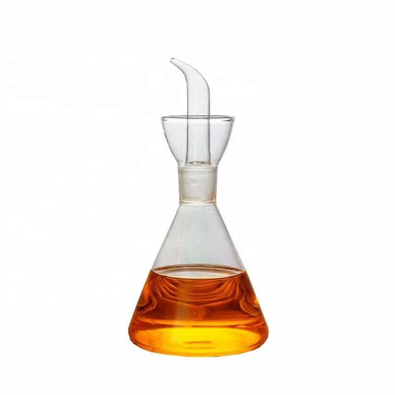 Cooking Oil Glass Bottle Edible Oil Borosilicate Olive Oil Dispenser Vinegar Bottles for Kitchen