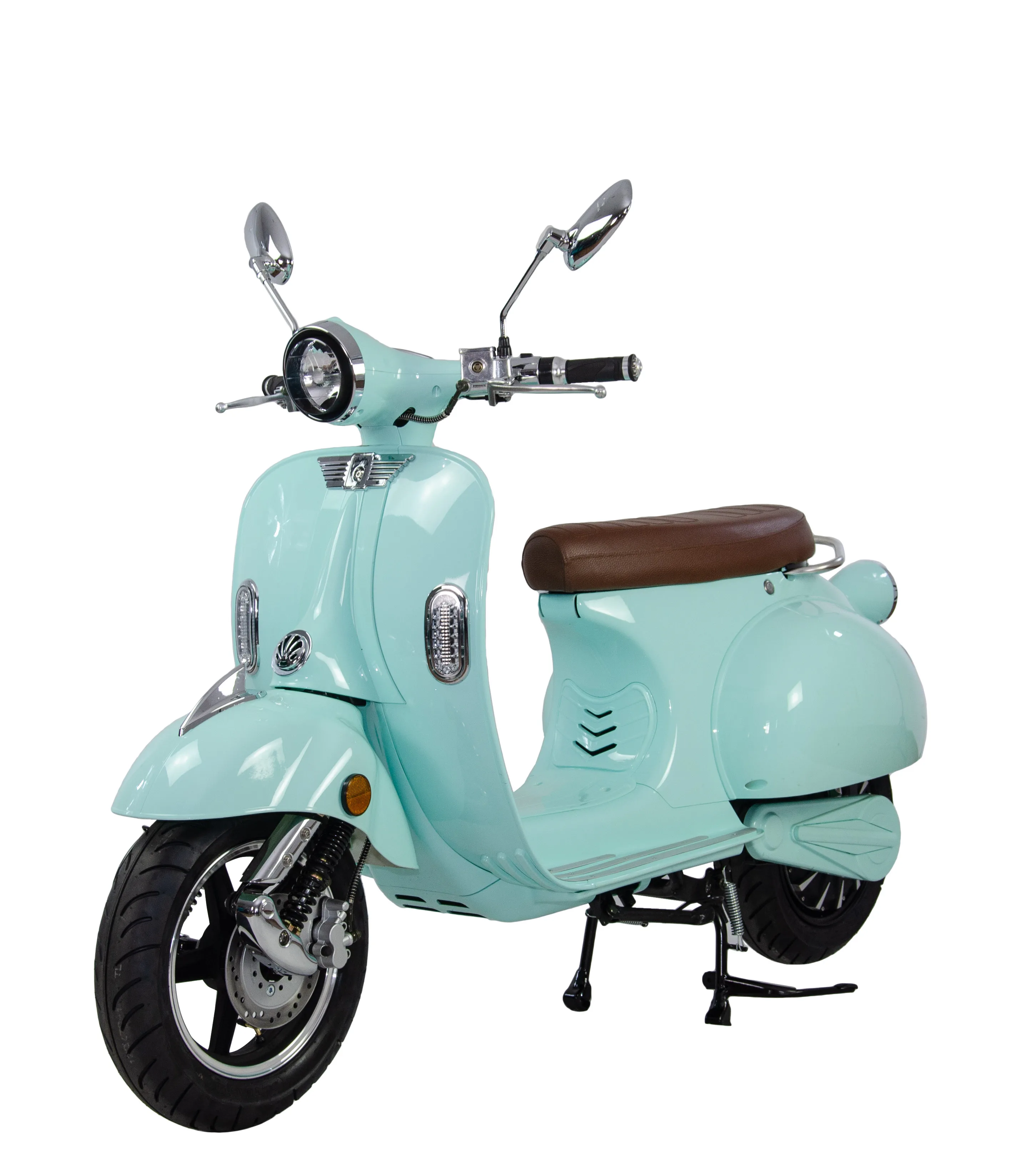EU Warehouse Gaea EV4000 Retro Style E Moped 100cc 4000W Electric Motorcycle Scooter