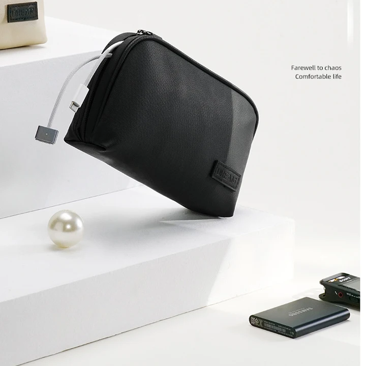Новый дизайн водонепроницаемый Pu дорожный Органайзер USB кабель для передачи данных зарядное устройство сумка хранения
