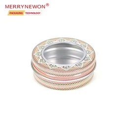 Food Grade Airtight Waterproof Aluminium 1-3g PVC Window Saffron Empty Tin Jar Box Packaging Container