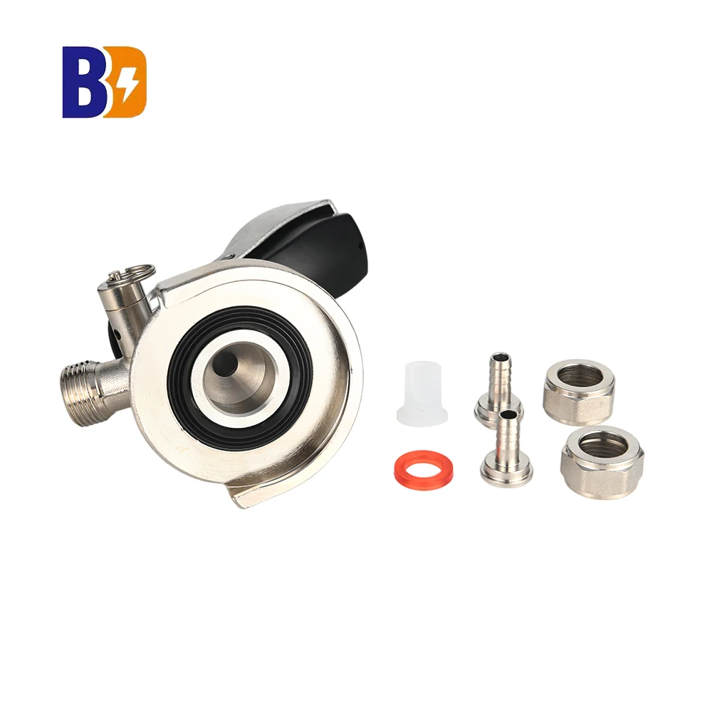 Pressure Relief Valve Beer Dispensing System Bar Accessory Steel and Brass Keg Coupler Essential for Bar Use