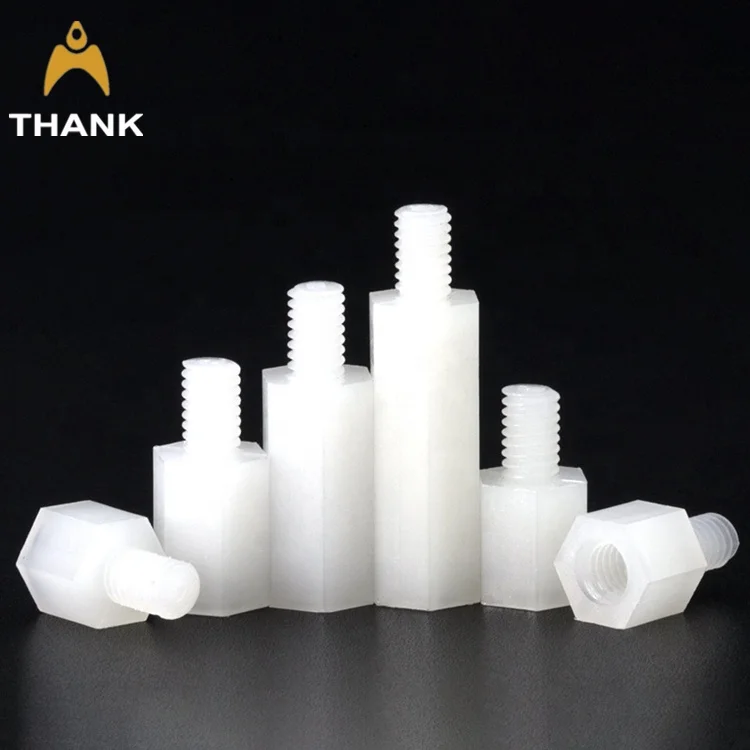 male to female square hex plastic pcb nylon spacers M2 M3 M4 M5 PCB standoff insulators