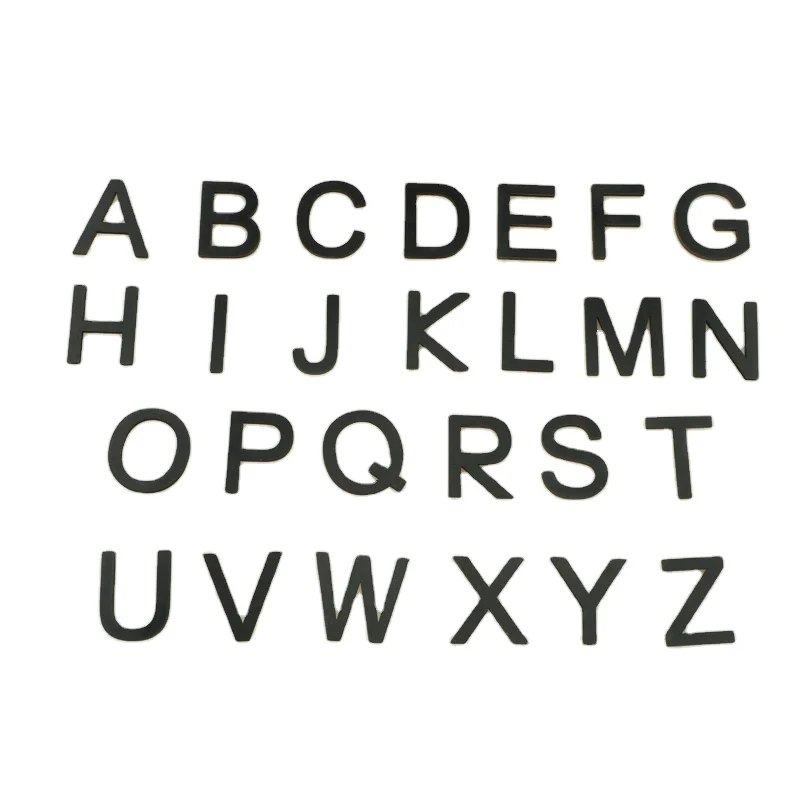 
Small Moveable Alphabet (Print,Black) Wooden arabic Montessori letters teaching Aids alphabet Materials educational toys 