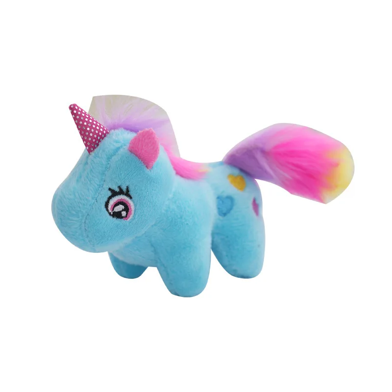 Rainbow Keychain Plush Doll Cute Doll Car Metal Keychain Bag Hanging Accessories Promotion Gift Pp Cotton New
