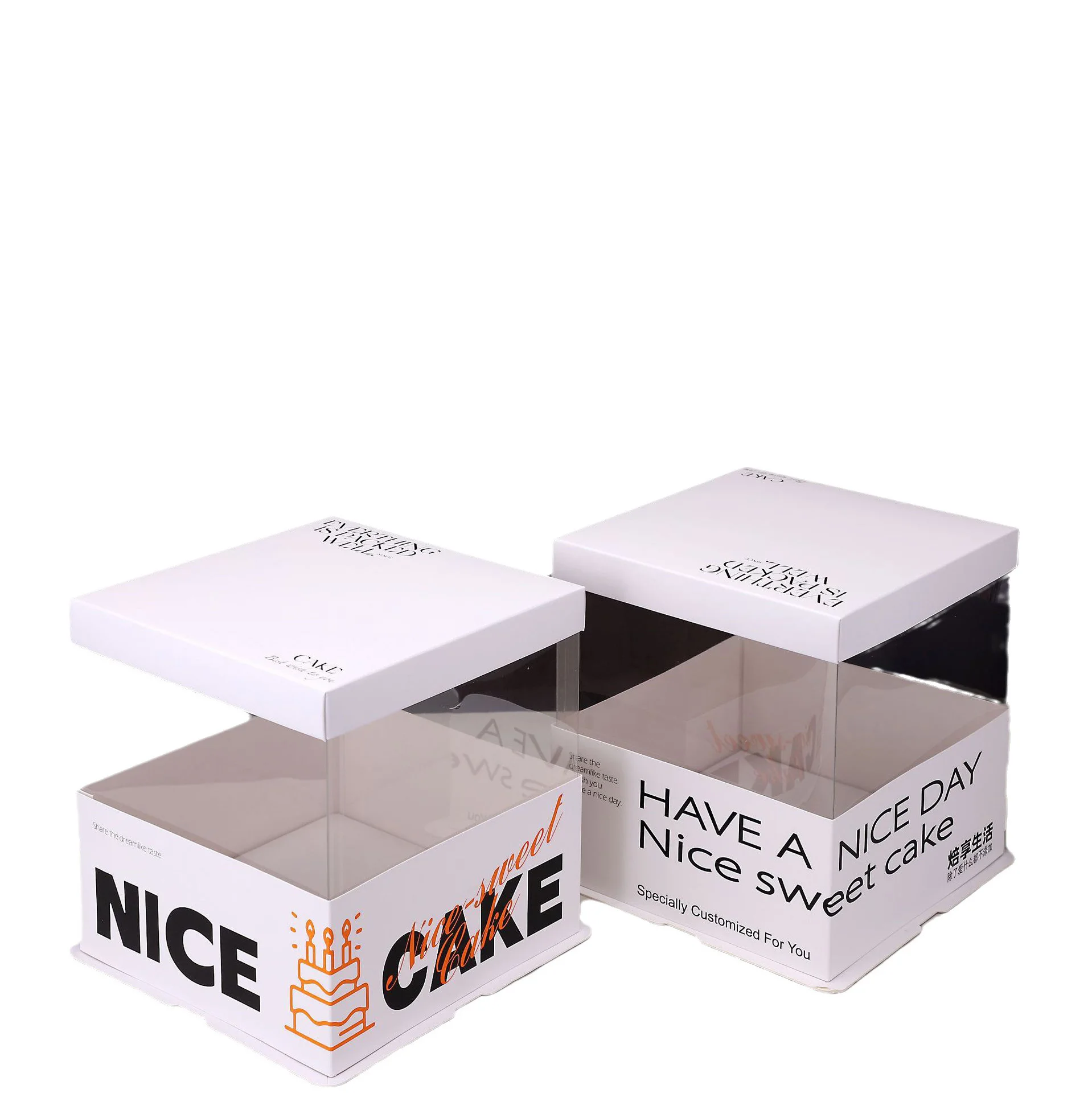wholesale oem high quality 8 inch 10inch  12 inch  birthday cake box
