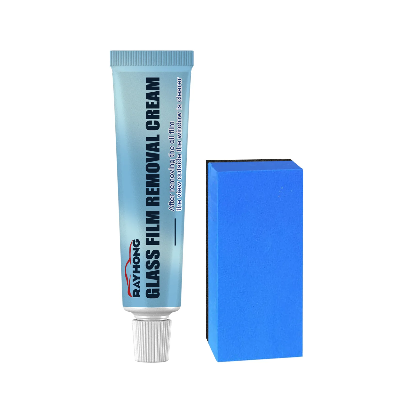 30g Car Windshield Cleaner Oil Film Remover Cream Window Stain Cleaning Dustproof Car Glass Film Removal Cleaner