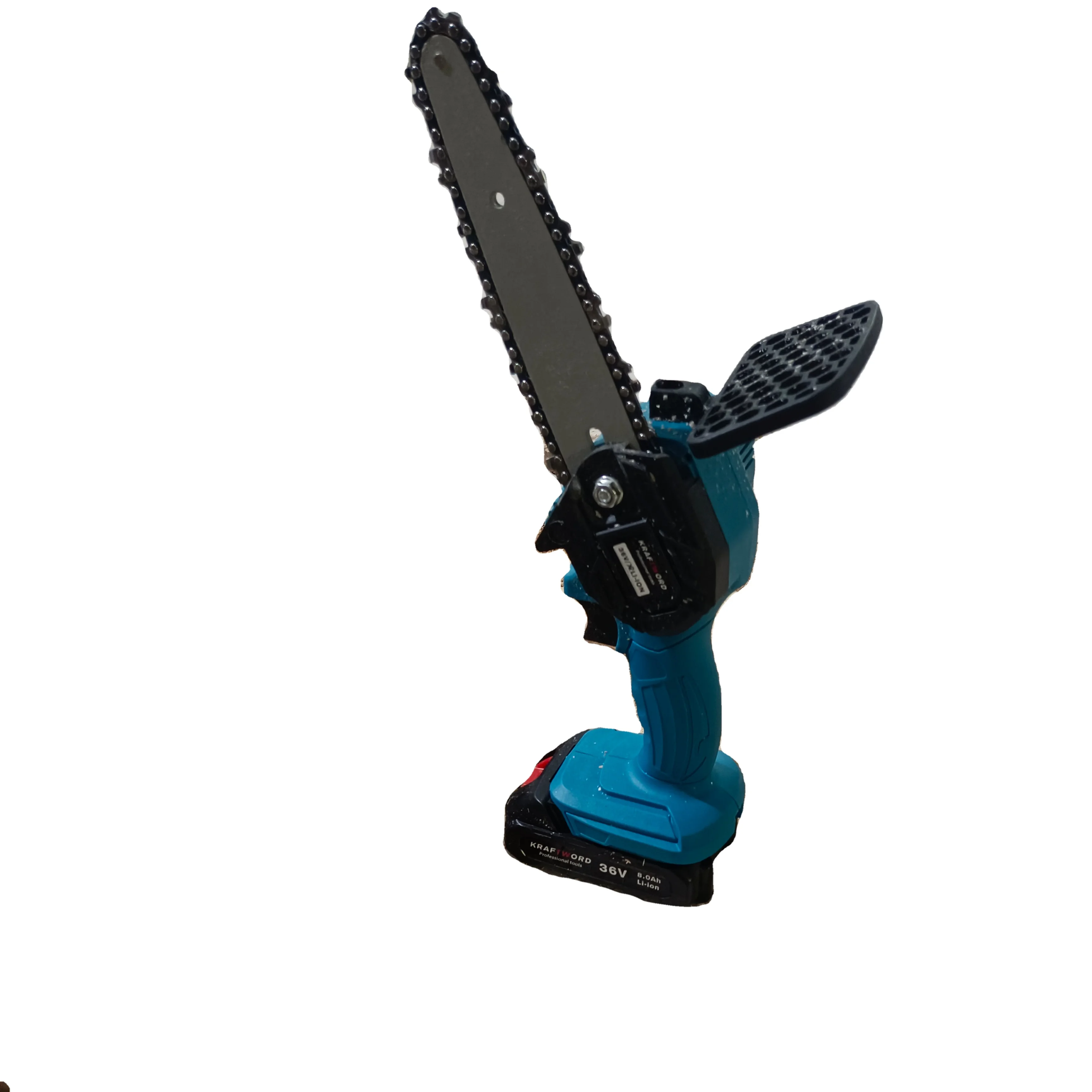 6in Cordless Wood Cutting Chain Saw Powered Mini Chainsaw With Battery