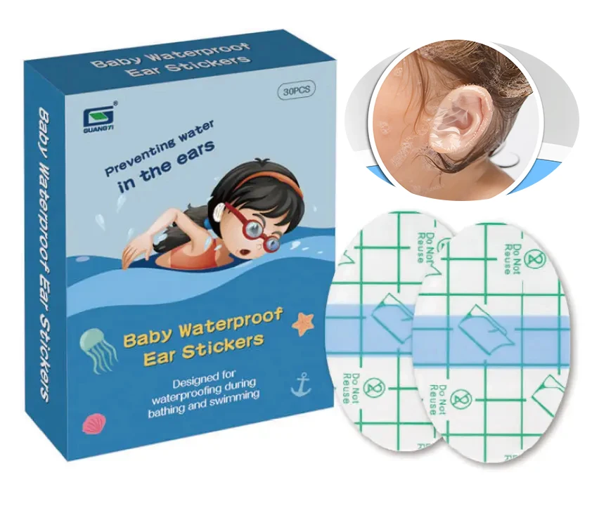 Factory price waterproof ear stickers for baby preventing water entering the ears when swimming or bathing