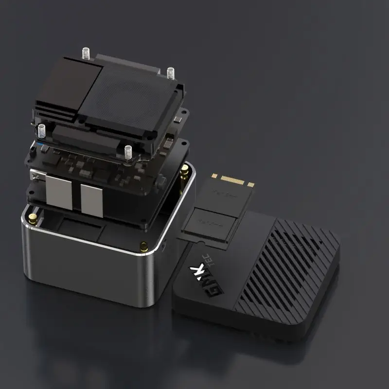 Aike недорогой промышленный ПК I7 I5 I3 безвентиляторная система Barebone 4 ГБ/8 ГБ/16 ГБ Wins 10 микро портативный Настольный компьютер мини-ПК