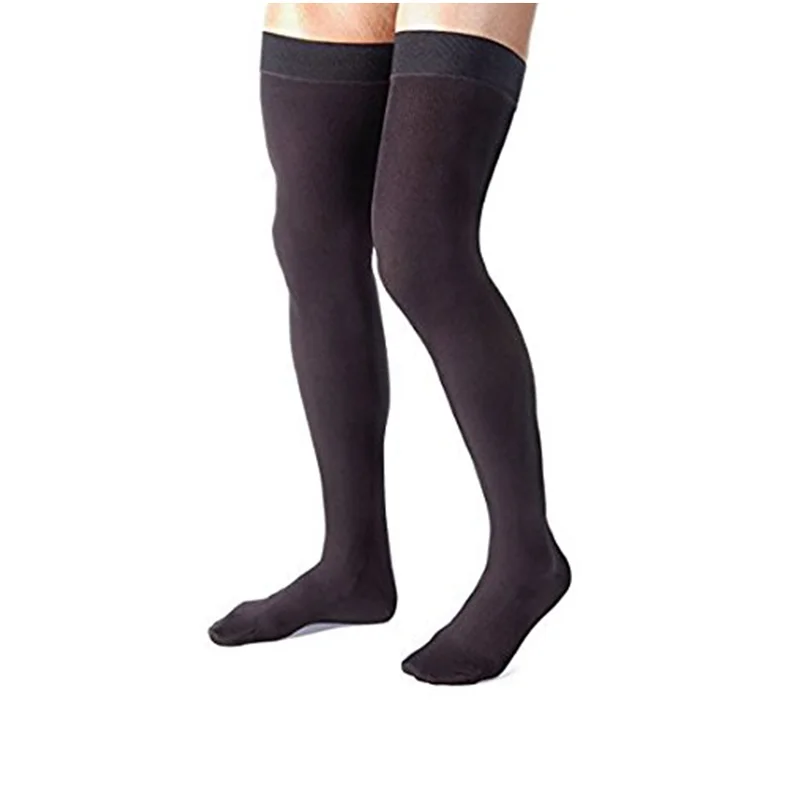 BY-II-1057 solid plain socks thigh high designer socks stocking socks for men