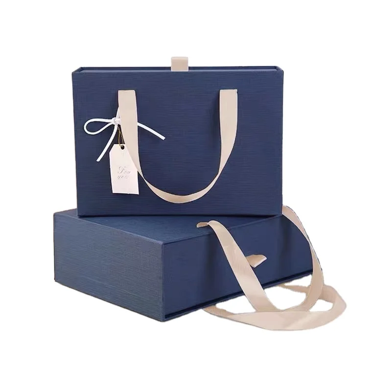 
Custom logo printing black drawer box packaging gift box headset box 