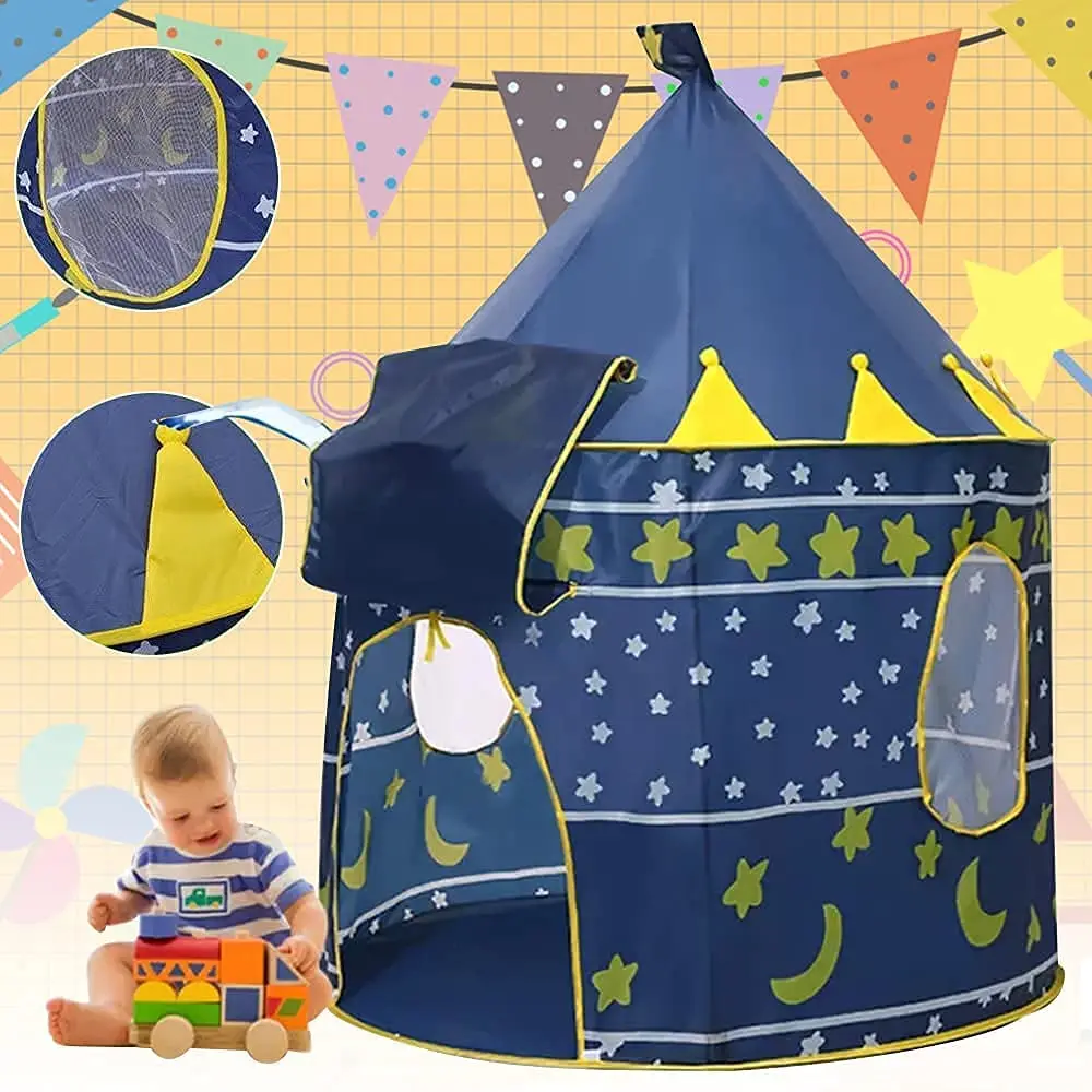 Wholesale Portable Indoor Outdoor Children Foldable Cotton Toy Tents Kids