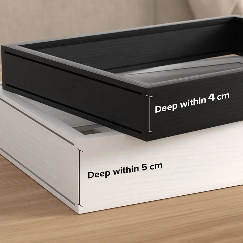 6x8 8x8 8x10 10x10 12x12 Double Sided Floating Shadow Box Frames With Real Glass Plexiglass Acrylic Shadow Box Frames Wholesale