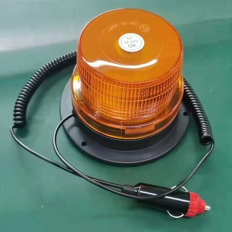 Excavator Truck Forklift Magnetic 12v 24v Emergency Rotating Strobe Flash LED Beacon Lights
