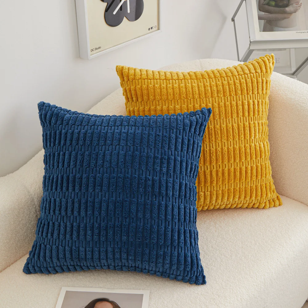 Подушка из ткани для дома дивана пухлой полосой декоративная подушка спальни прикроватная Талия