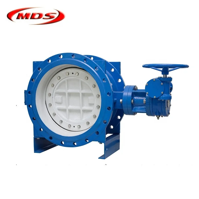 ductile cast iron 6 inch double eccentric butterfly valve price