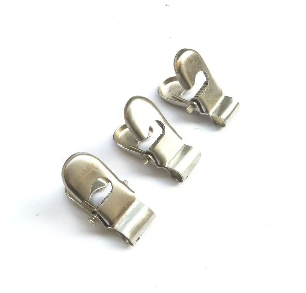 Nurse Call Cords Spring Loaded Clip Security Clips | Stainless Steel Ribbon Cord Clamp | Stainless Steel Clothes Pegs Metal Clip