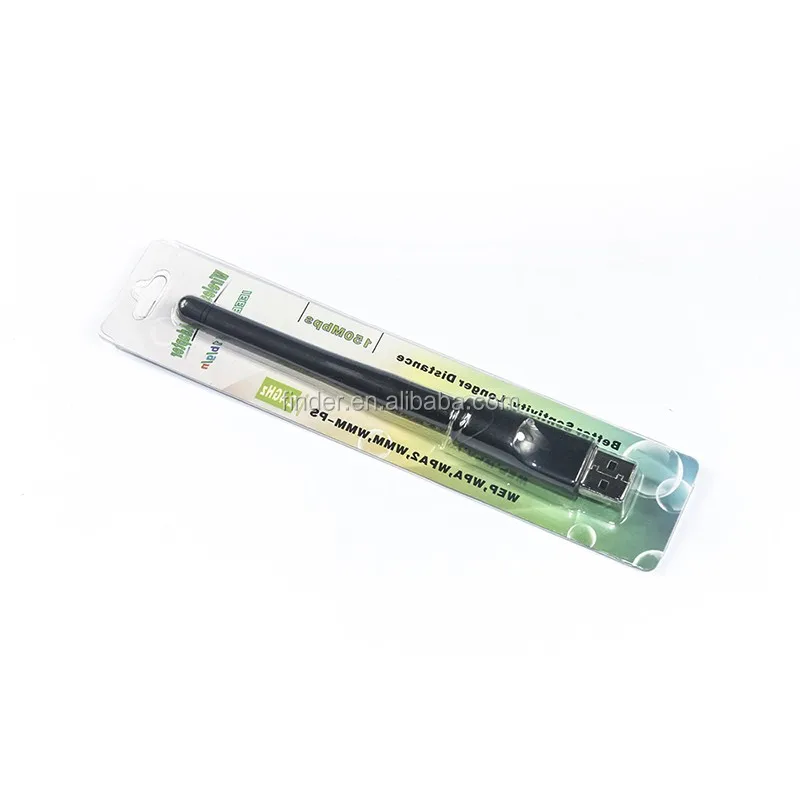 150Mbps wireless USB WiFi adapter high gain antenna, Chipset Ralink RT5370 MTK MT7601 RealTek RTL8188 optional