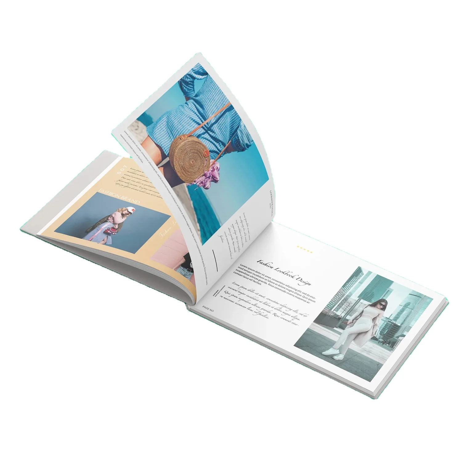 Custom color designed A3 A4 A5 A6 instruction catalog personalized small manual saddle stitch brochure booklet printing