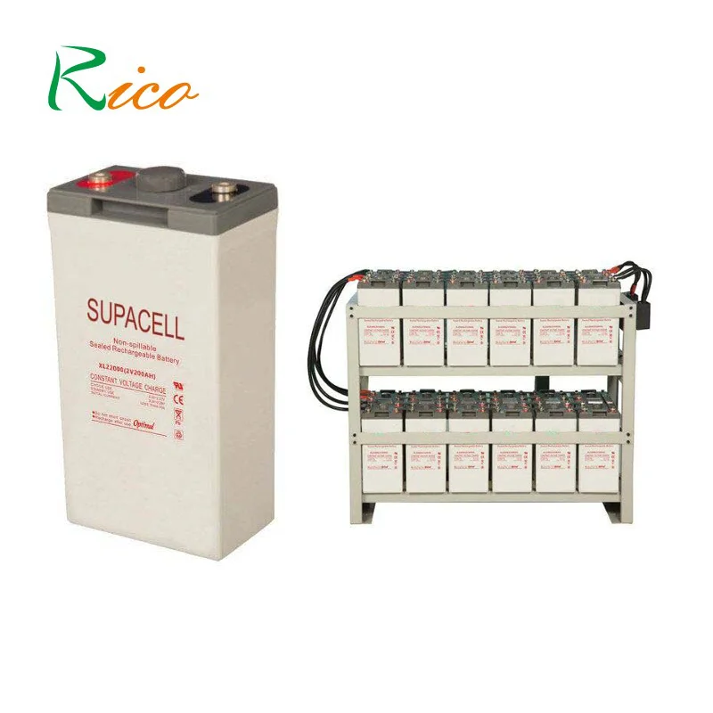 Popular 2V 1000Ah Lead Acid Batteries Solar battery  Deep Cycle AGM GELTelecom battery with Cost-effective 20 years long life
