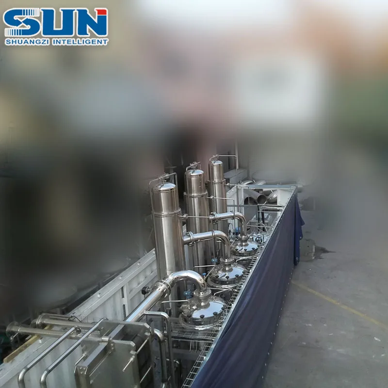 Skimmed Milk Concentrator Triple Effect Falling Film Evaporator