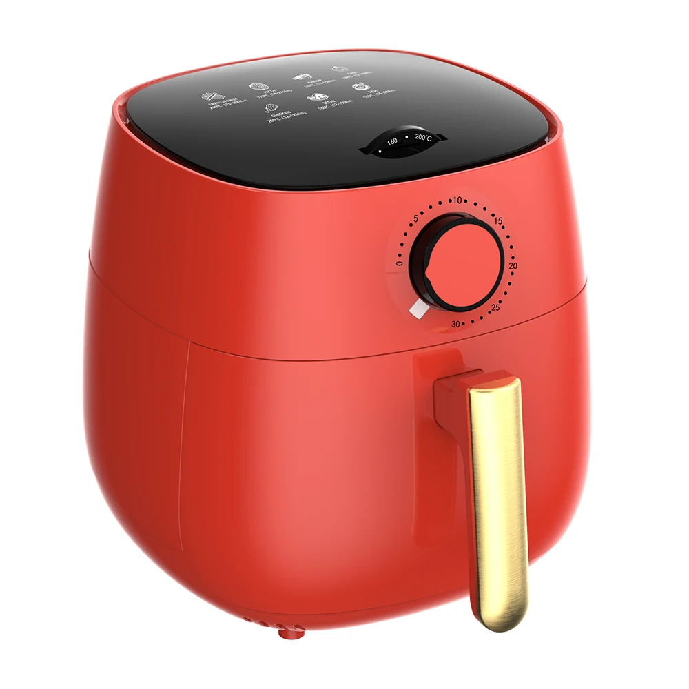 Ceramic Coating Factory Electronic Manual 4L Air Fryer Mechanical Small Kitchen appliance