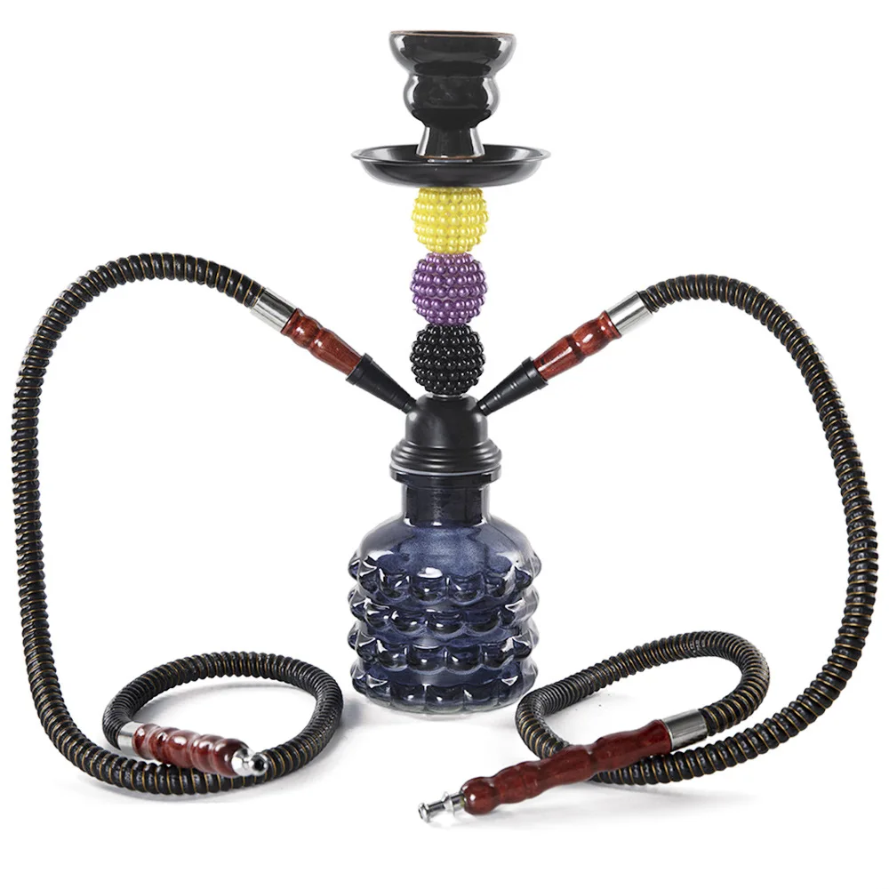 Cheap Wholesale Glass Hubbly Shesha Portable Hookahs Flavor Shisha Hookah Set With Accessories