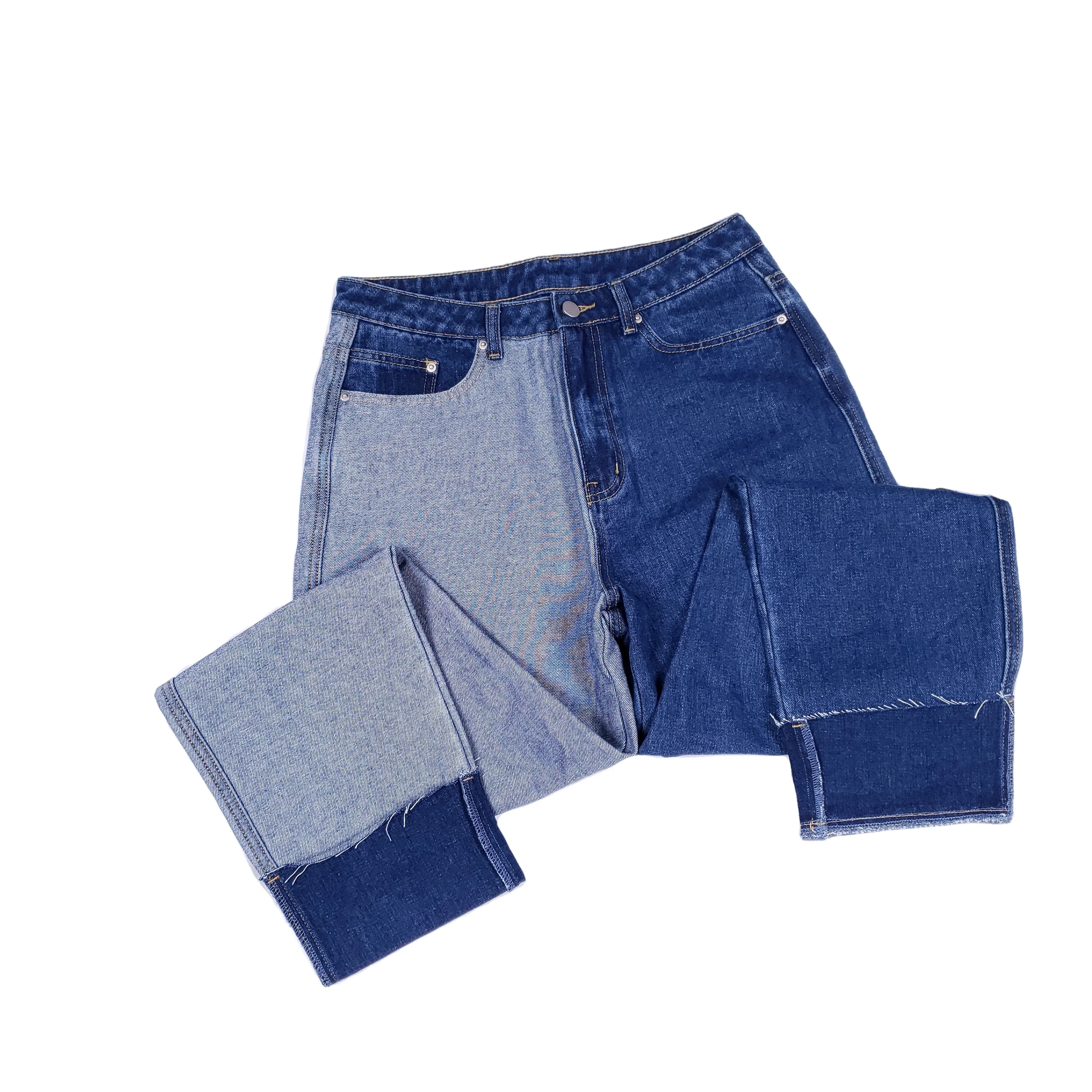 SKYKINGDOM new arrival korean jeans women straight leg baggy jean women loose jeans pants women