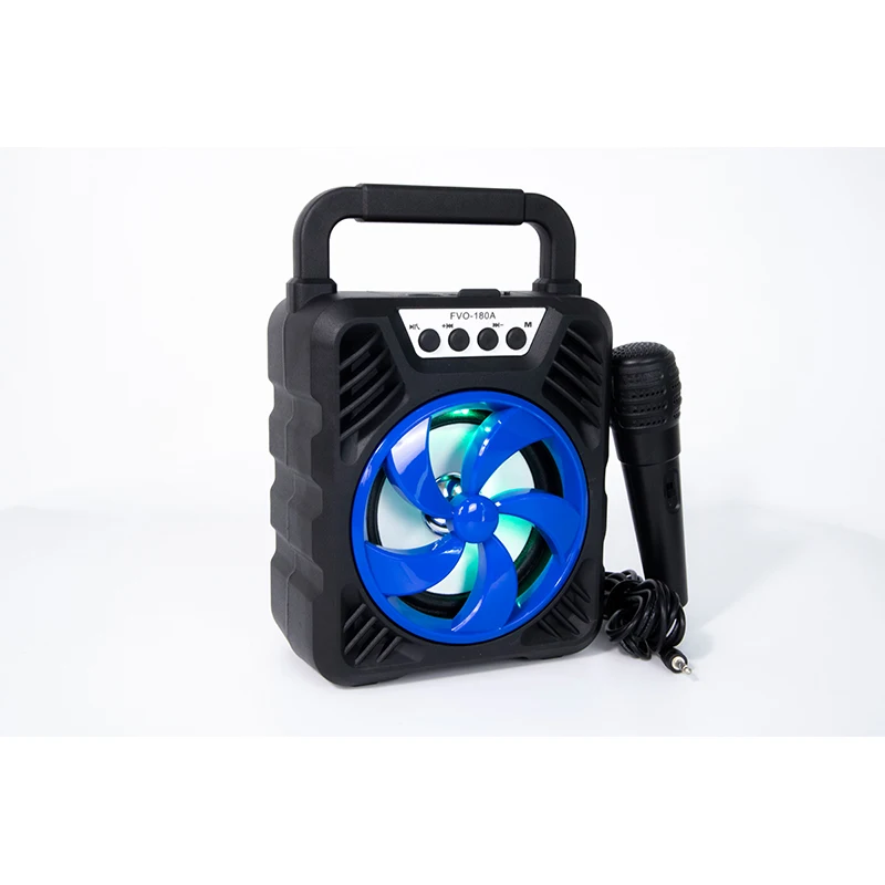 
Support TF card USB and AUX input with FM radio function home theater speaker system sound system portable 