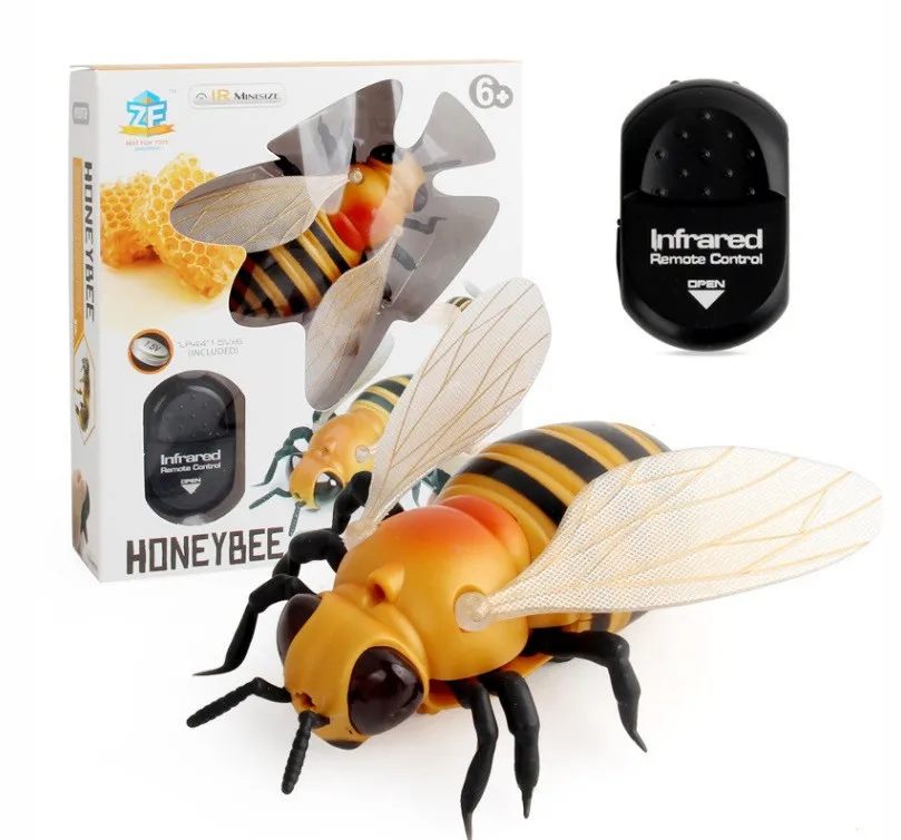 Electric Infrared Remote RC infrared Remote Control Beetle Insect Toy for Animal Model Insect Jokes Toy