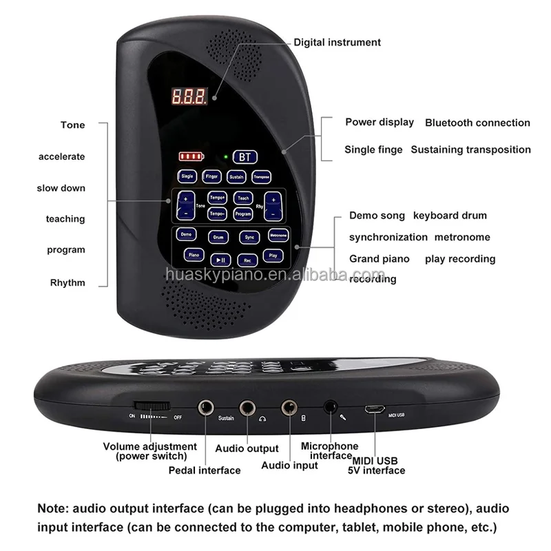 2022 hot product Rolling up 61keys piano midi hand roll foldable piano for kid to playing piano