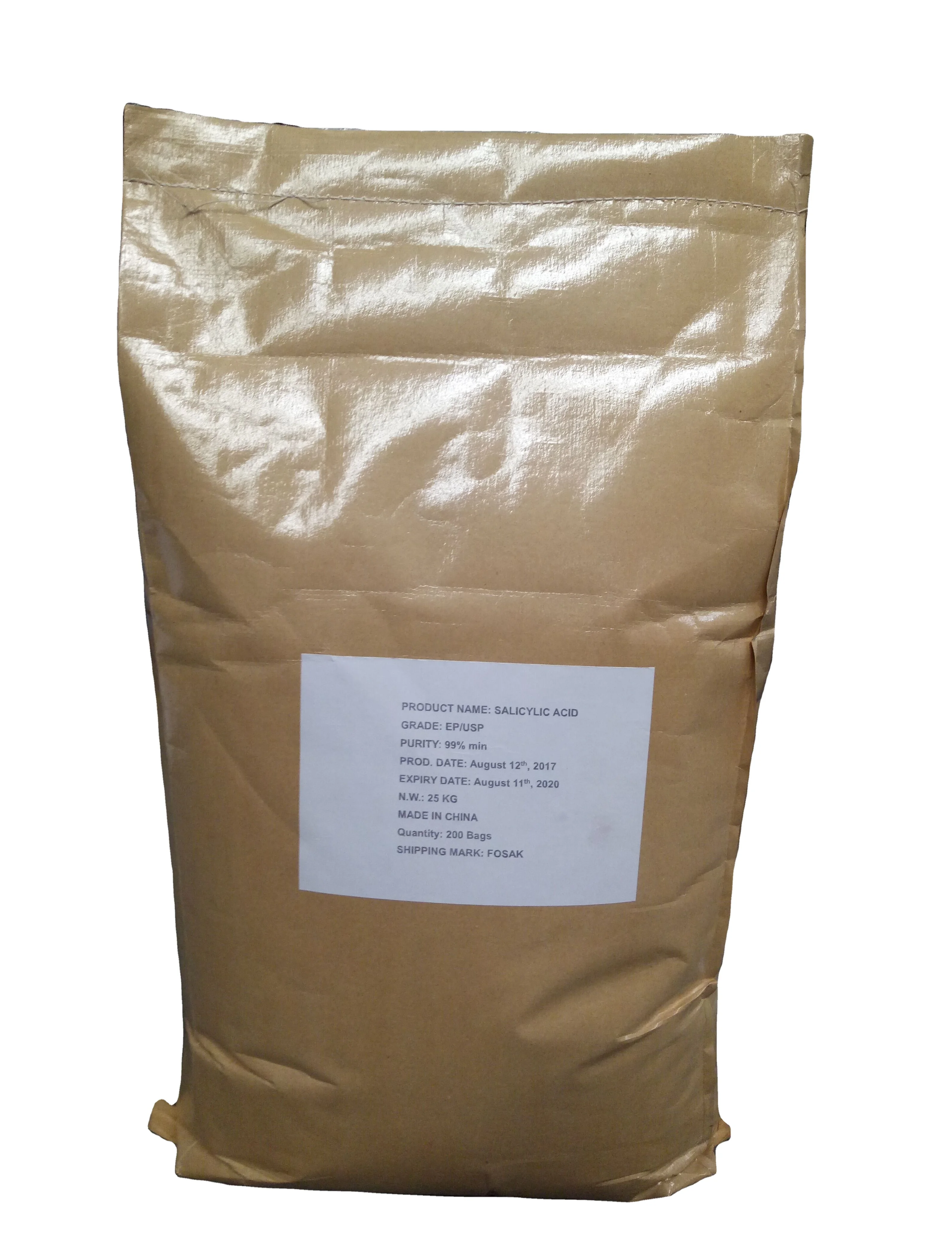 Best price salicylic acid pure pharmaceutical raw materials