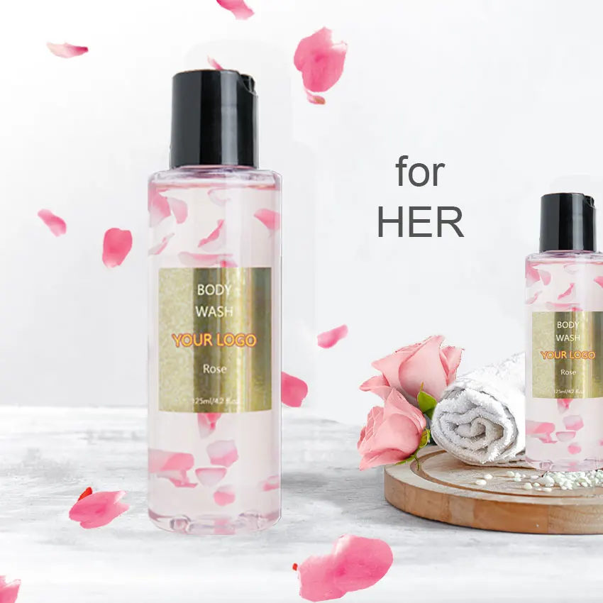 Wholesale bubble bathing shower gel douche spa luxury organic body wash aromatherapy rose scented whitening shower gel for women
