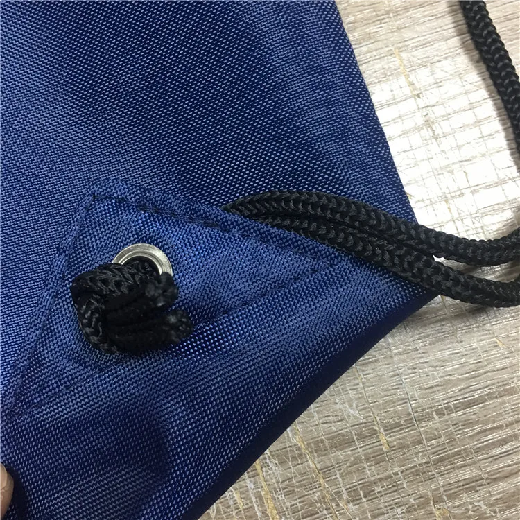 Custom Print Logo 35x45cm Basketball Shoe Drawstring Sport Backpack Bag Polyester Drawstring Shoe Packing Bags