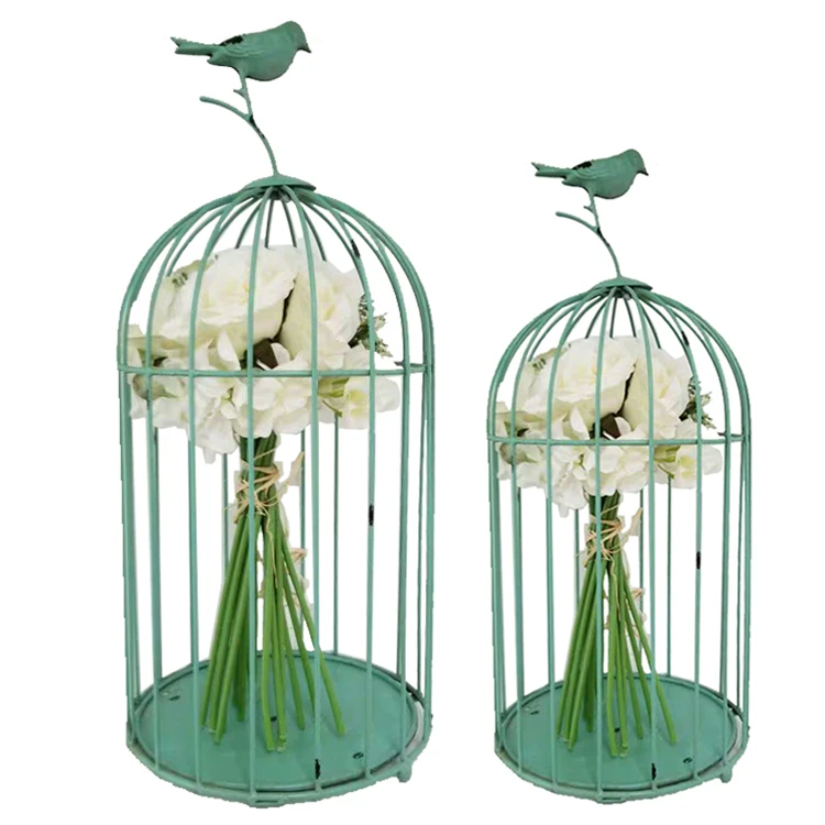 
Authentic Vintage Wrought Iron Wedding Decoration Large Waterproof Anti rusty Bird Cage 