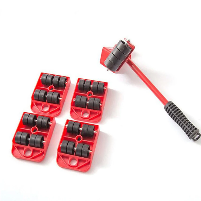 5pcs Furniture Transport Roller Set Furniture Lifting Moving Tool Movers