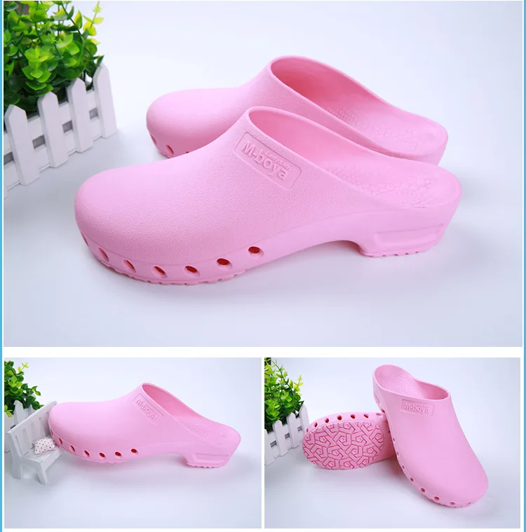 Rubber Outsole Waterproof Autoclavable Doctor Clogs Medical Operating Room Surgical Shoes