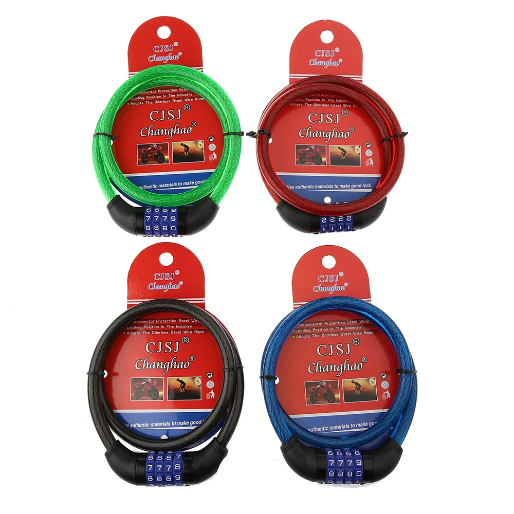 CH-202 Wholesale Bicycle Password Lock Bike combination lock for Bicycle