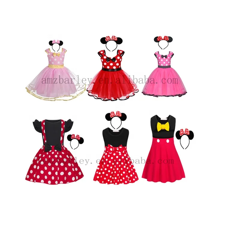 Fairy Baby Toddler Girl Polka Dots Halloween Fancy Dress up Costume Birthday Party Tulle Dresses With Hair Hoop