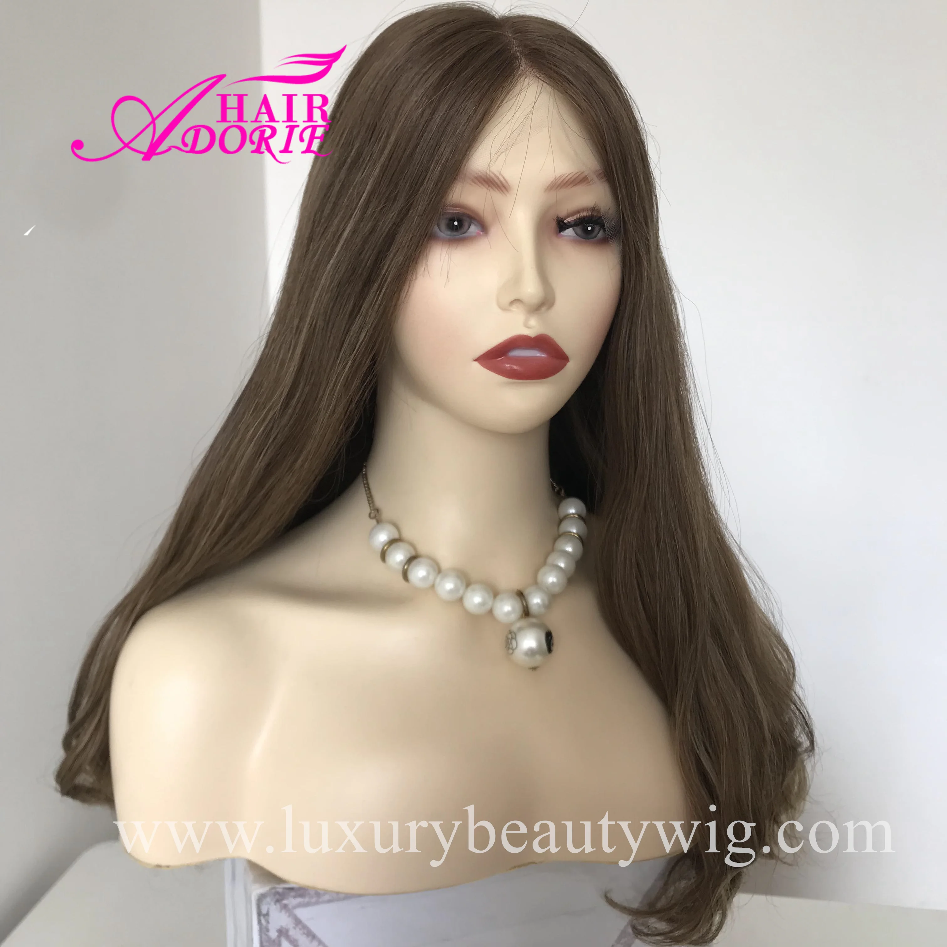 China Supplier Customizable Brazilian Unprocessed Virgin Hair Swiss Lace Top Kosher Jewish Wigs