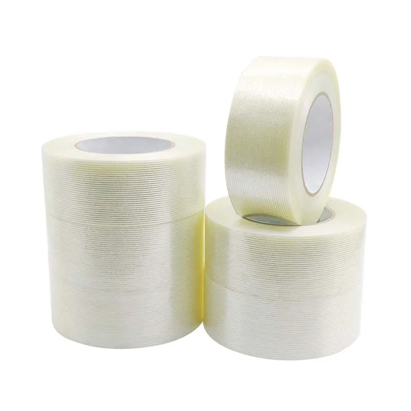 Solvent glue High quality Clear Color Fiberglass Reinforced Unidirectional strong adhesive Filament Tape