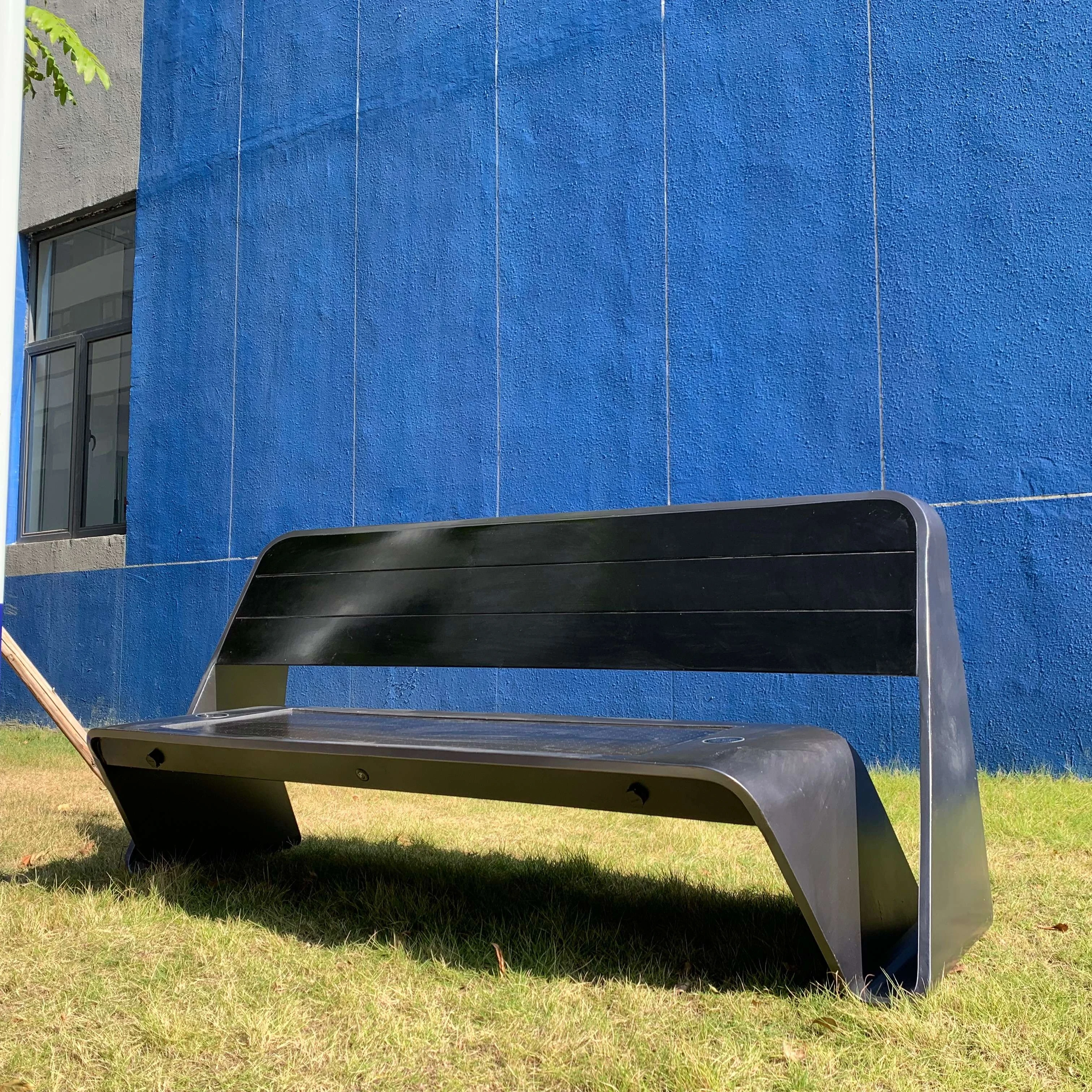 solar power bench solar power smart furniture for park solar bench For Solar Park Smart City Future City Solution Project