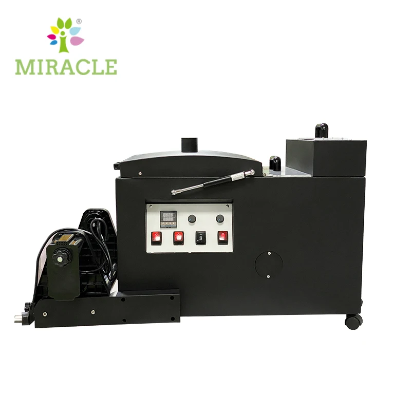A3 Mini Powder Shaking Machine DTF Film hot melt adhesive powder shaker curing drying oven collect stand combine  device